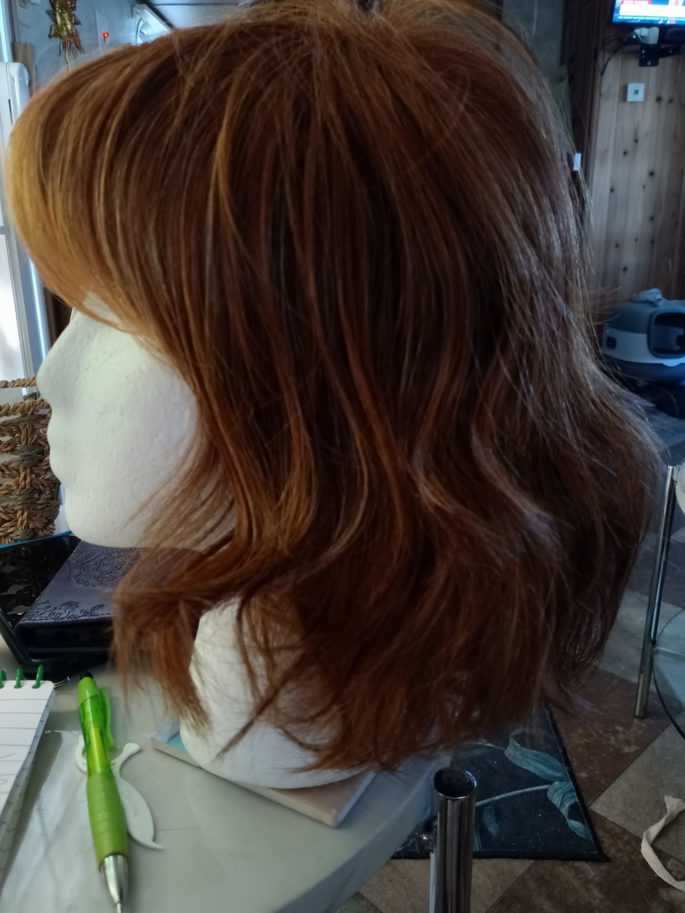 Hairdo BREEZY WAVE CUT Wig. NWT. No Box.  Glazed Cinnamon Med Red Ginger. R3025S - Picture 3 of 7